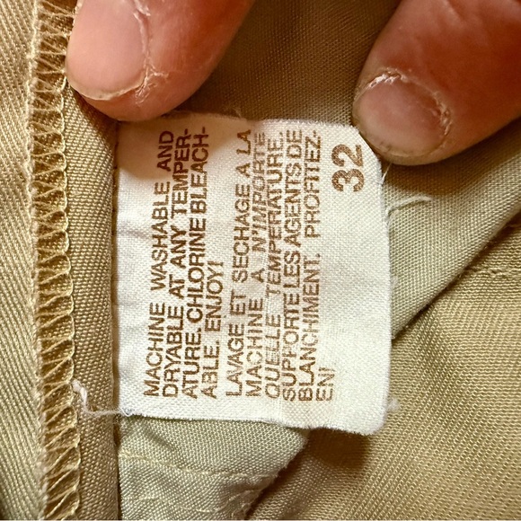 Made in Canada Tilley Endurables Tan Cargo Pants. Perfect condition 90s 80s. - Picture 4 of 8